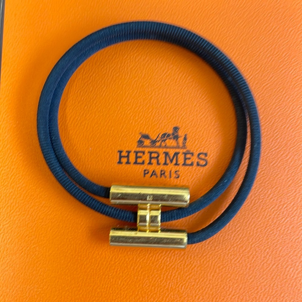 Authentic Hermes cord bracelet